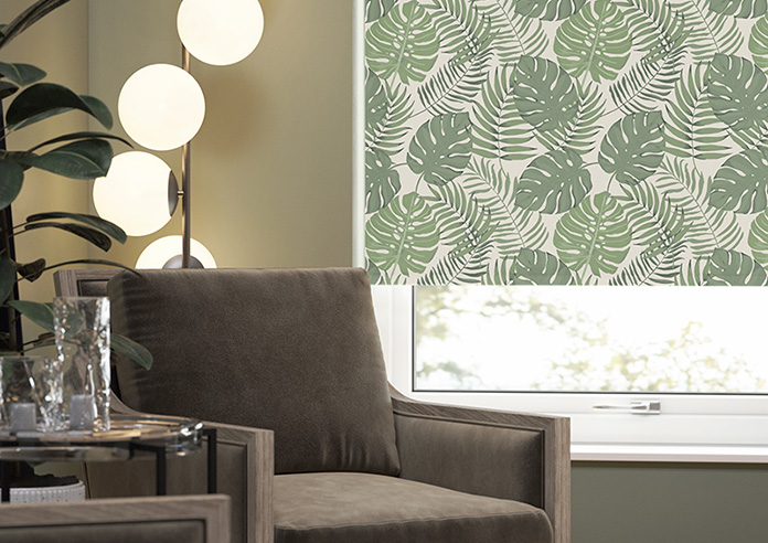 Lush Palms, Cream - Roller Blind - Image 5